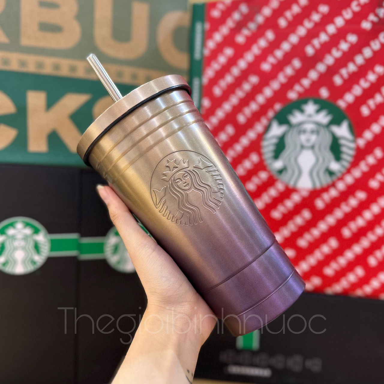 Ly Cold Cup 2 Lớp Starbucks