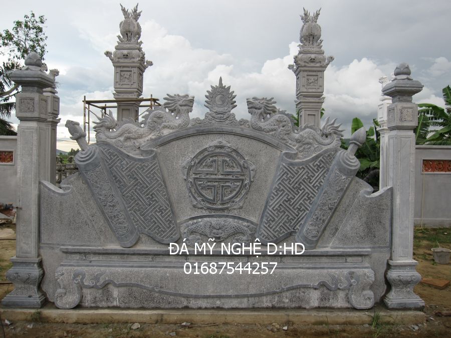Bình phong đá đẹp