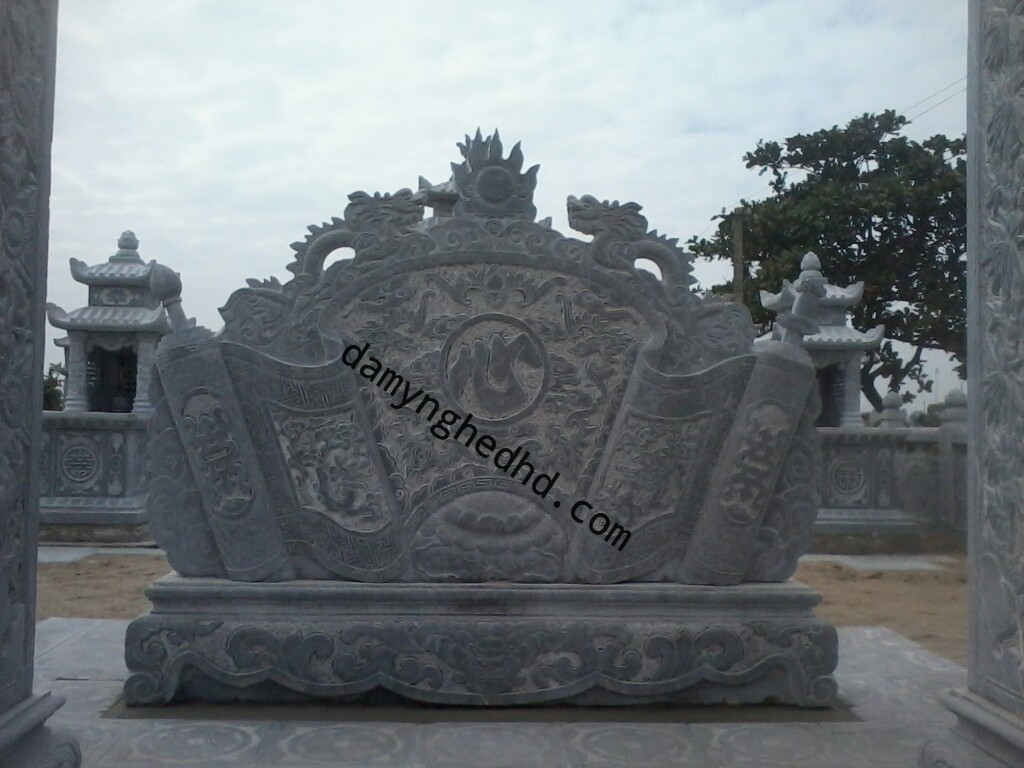 bình phong đặt lăng mộ