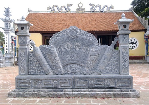 cuốn thư đá 