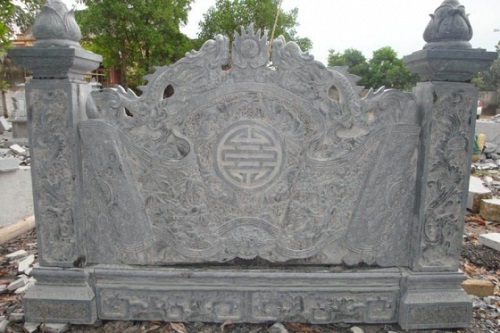 cuốn thư đá