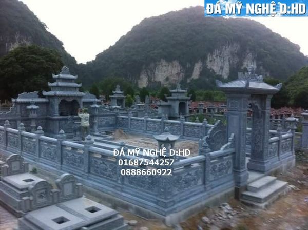 Chất liệu đá ảnh hưởng đến độ bền, đẹp của khu lăng mộ đá đẹp