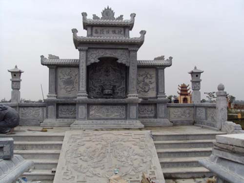 lăng thờ độc lập hai mái