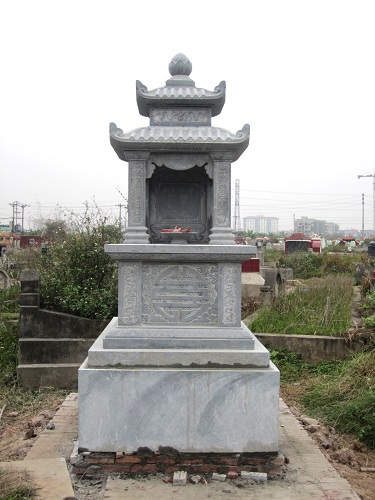 mộ đá hai mái