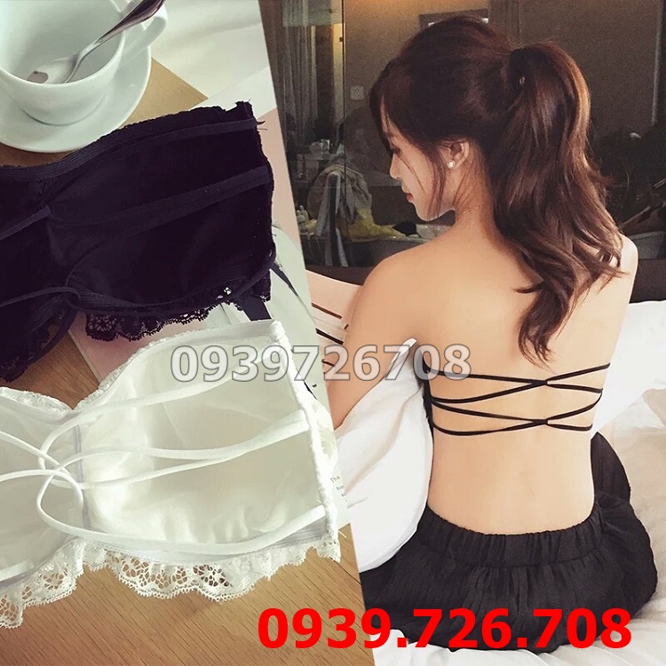 Áo lót bra quây ren chéo lưng