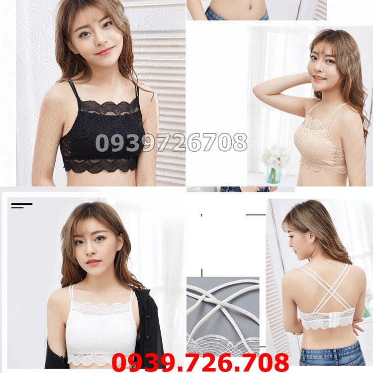 Áo lót bra ren lượn sóng 2 dây chéo hàng cao cấp