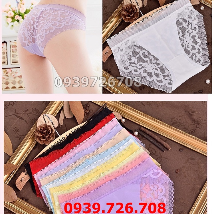 Quần lót su pha ren mông siêu sexy