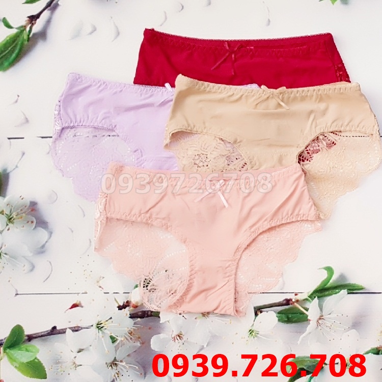 Quần lót thun lạnh pha ren