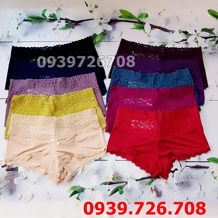 Quần lót thun lạnh lưng ren thoáng mát