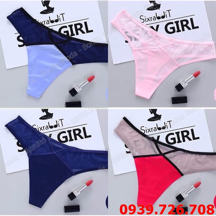 Quần lót Rann Chole lọt khe su pha lưới