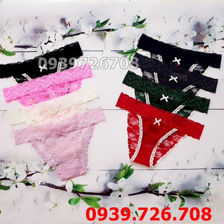 Quần lót Pink ren ngang cao cấp