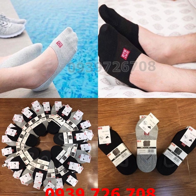 Tất hài lưới nam hè uni