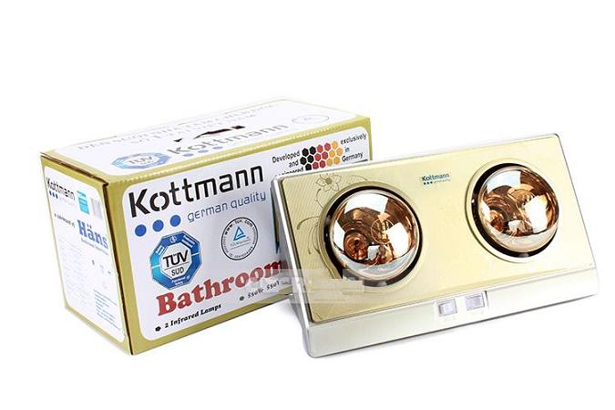 Đèn sưởi Kottmann 2 bóng K2B-G