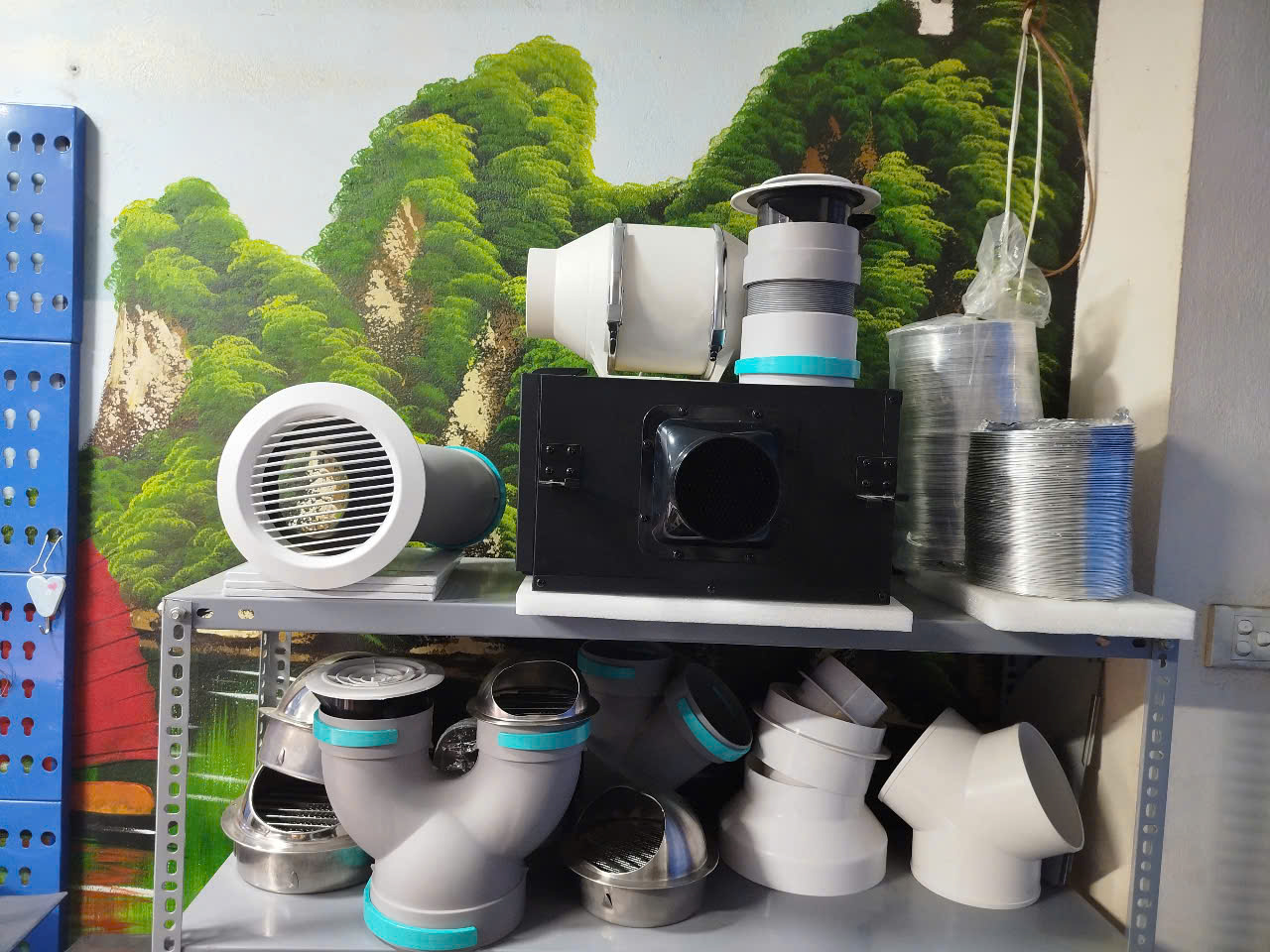 Cửa gió âm trần nhựa ABS D100