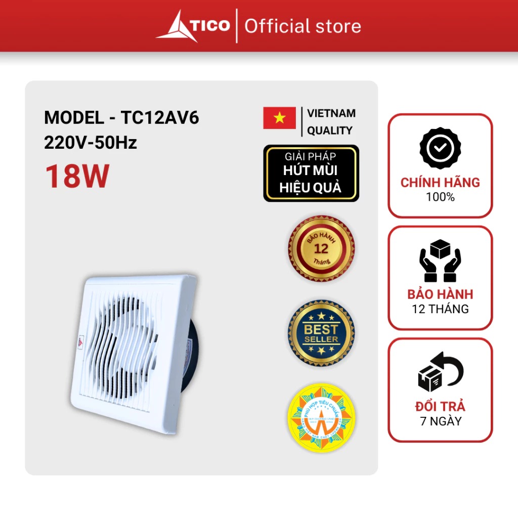 Quạt thông gió Tico TC-14AV6