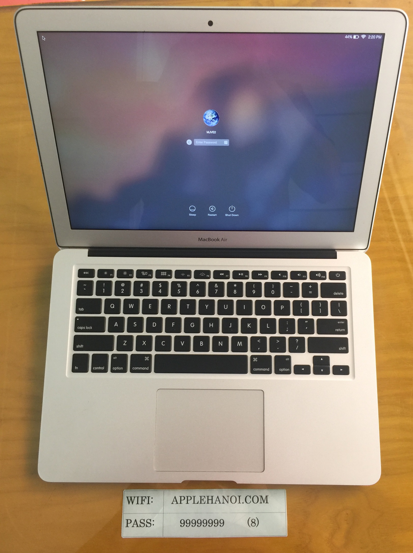 Macbook air MJVE2 EARLY 2015 13.3 I5 RAM 4 SSD 128 ĐẸP 95%