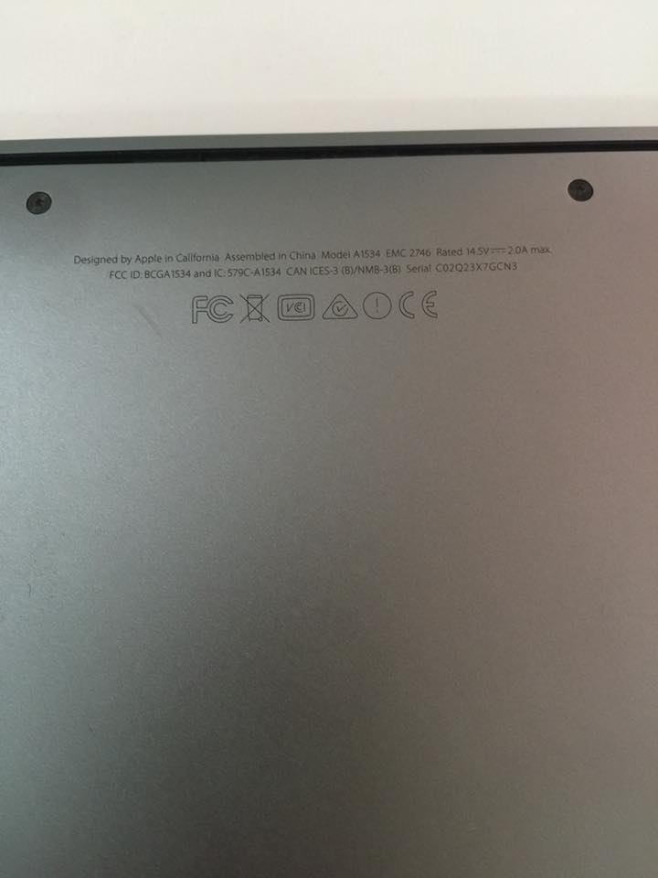  Macbook Air Retina 2015