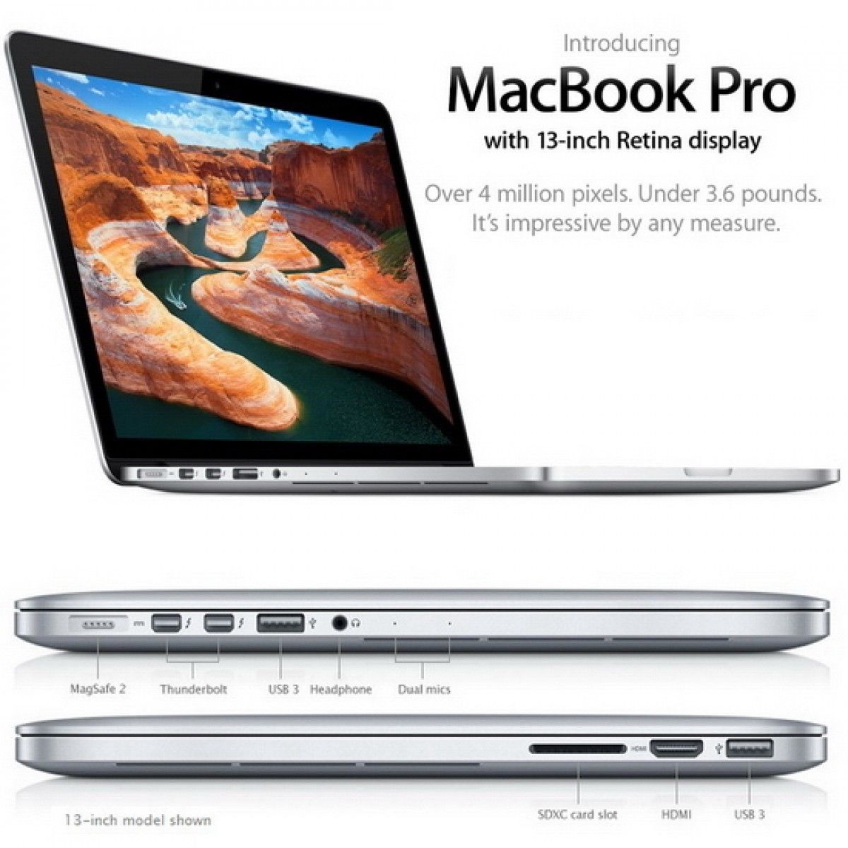 MACBOOK ME864LL-A 13.3inch A1502 2013