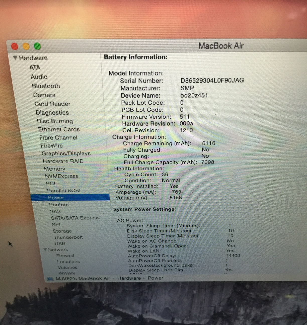 pin macbook mjve2 sac 36 lan