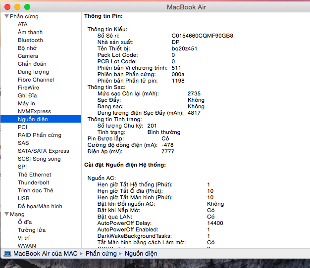pin va sạc Macbook air MJVM2 11.6inch
