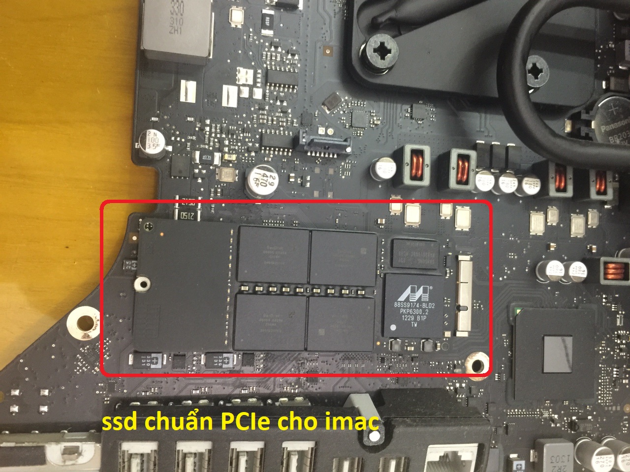 ssd chuẩn PCIe cho imac