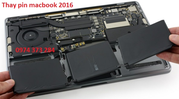 Thay pin macbook pro 2016 battery