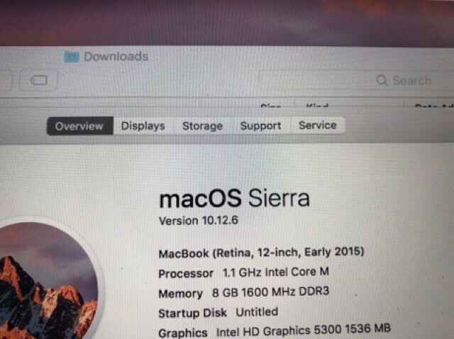 The new macbook 2015 core m ram 8GB ssd 256GB 