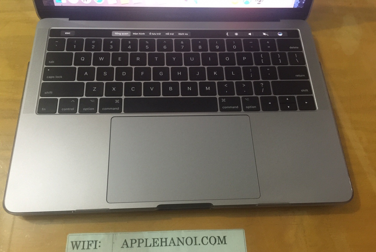 Touch Bar và Touch ID MacBook Pro 2017 touchbar