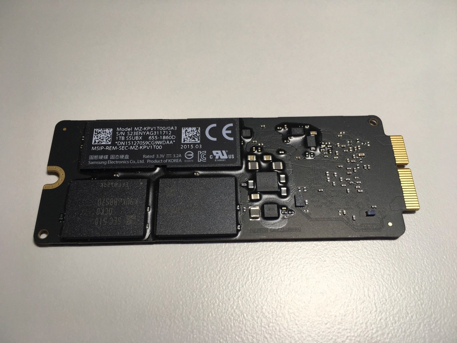 THAY THẾ NÂNG CẤP SSD MACBOOK AIR 2015 2016 MJVM2 MJVE2 MJVF2 BTO CTO A1466 13.3