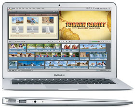 MacBook Air Late 2010 - MC503LL/A* - MacBookAir3,2 - A1369 - / 128Gb SSD / Ram 2Gb / New 95%