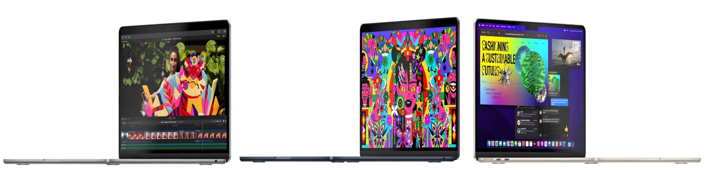 MacBook Air M2 màn hình tai thỏ độc đáo cùng khả năng hiển thị sắc nét 