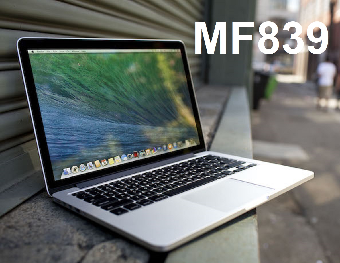  MacBook Pro 13inch Early 2015 Core i5-5257U 2.7GHz ram 8gb ssd 128GB mf839 A1502 (EMC 2835)