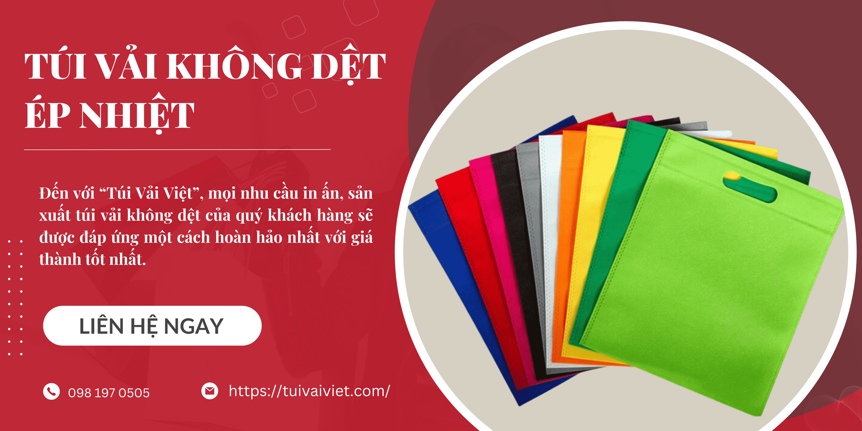túi vải không dệt ép nhiệt
