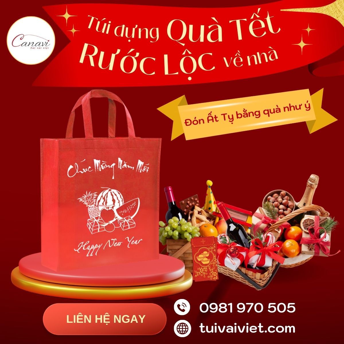 Cách lựa chọn túi đựng quà Tết