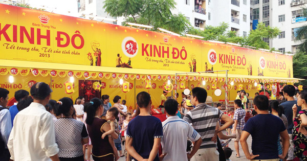 Túi vải không dệt đựng bánh trung thu cho đơn vị sản xuất quảng bá thương hiệu