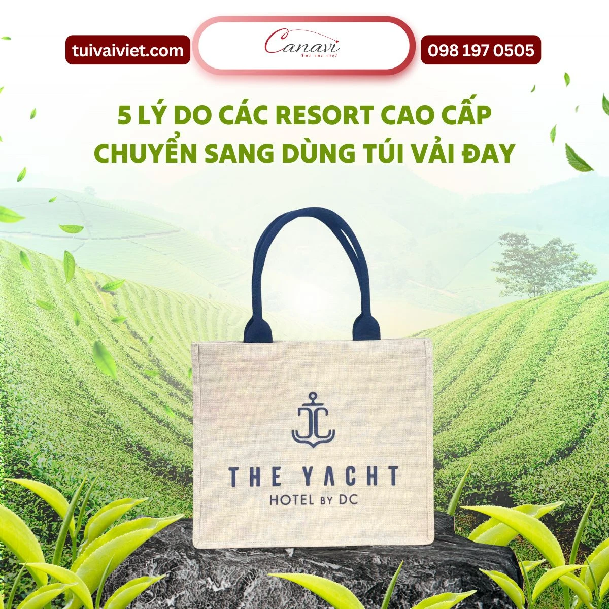 Túi vải đay tác động tích cực với môi trường