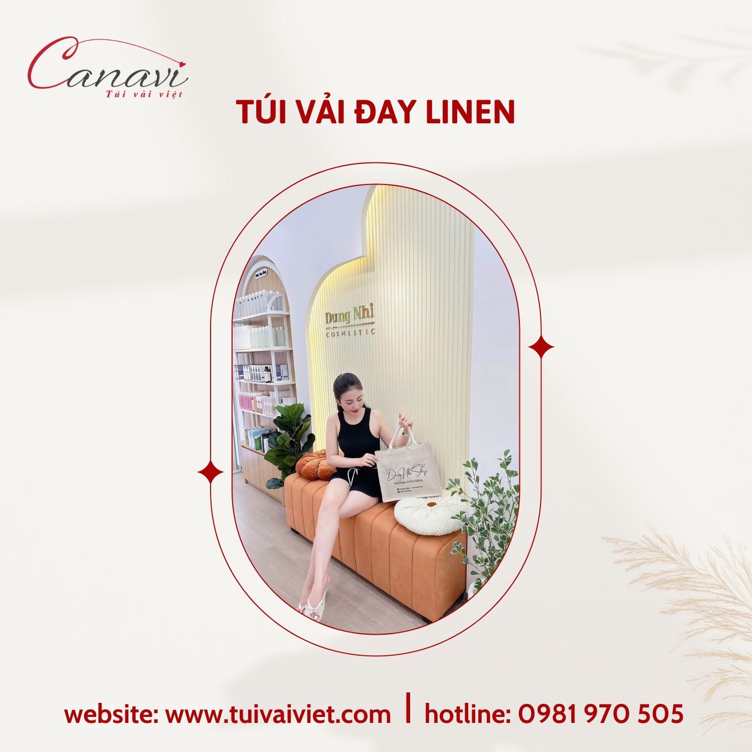 Túi vải đay linen