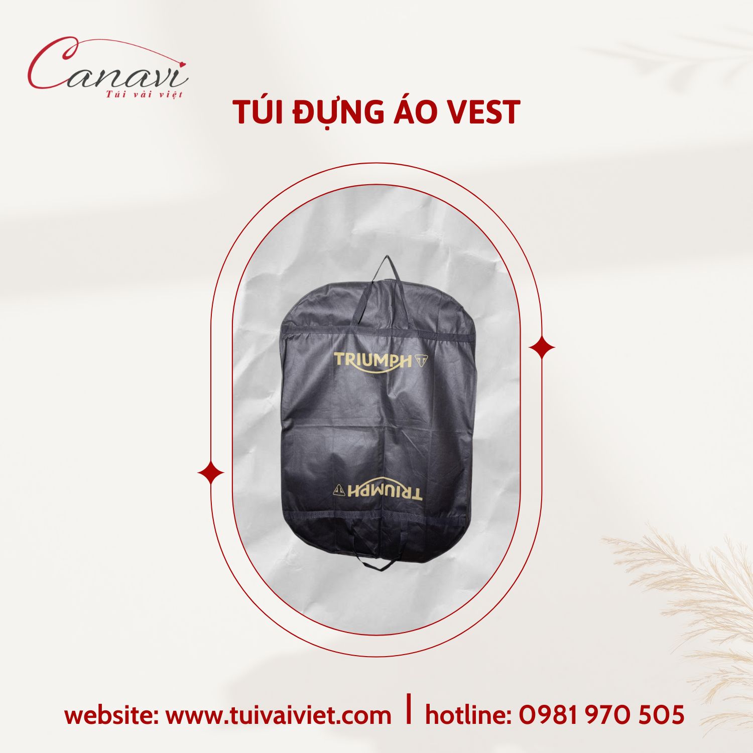 Túi đựng áo vest