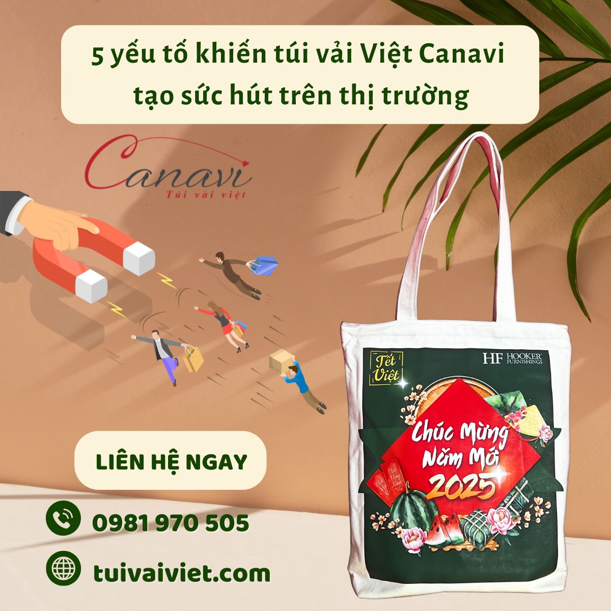 Túi vải chất lượng vượt trội – Nền tảng khẳng định uy tín thương hiệu