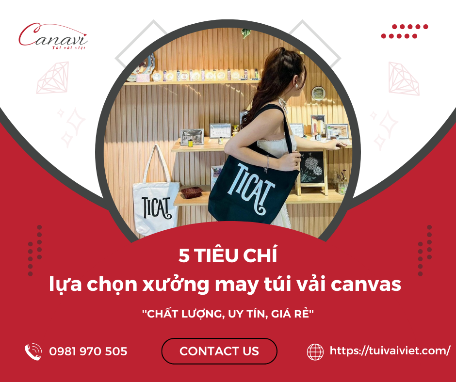 túi vải canvas in logo