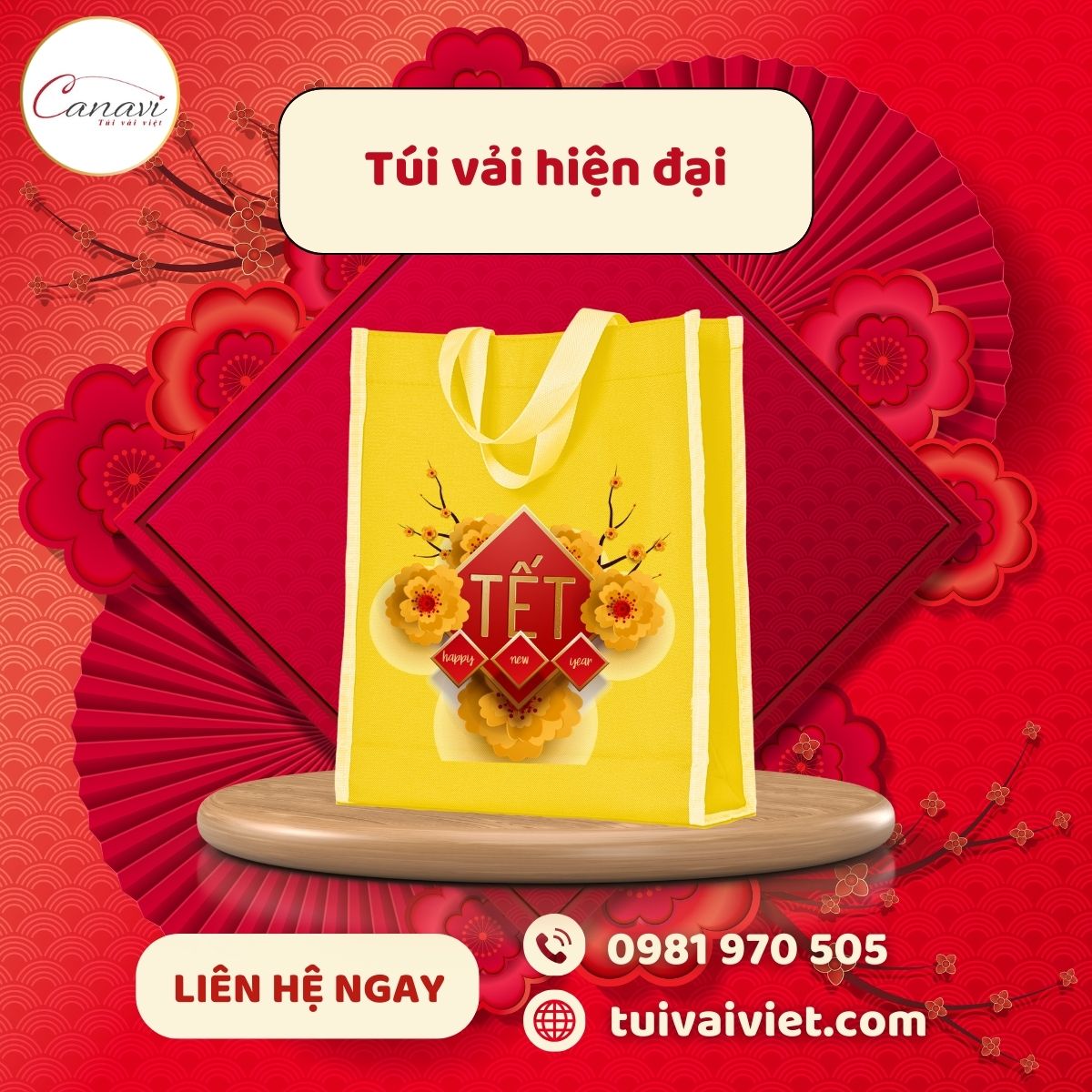 Tại sao túi vải là lựa chọn tối ưu cho bao bì quà Tết?