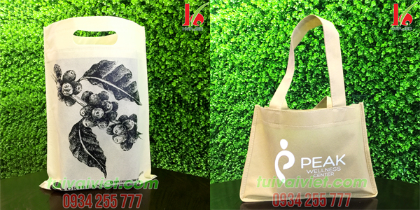 Túi vải không dệt màu Be