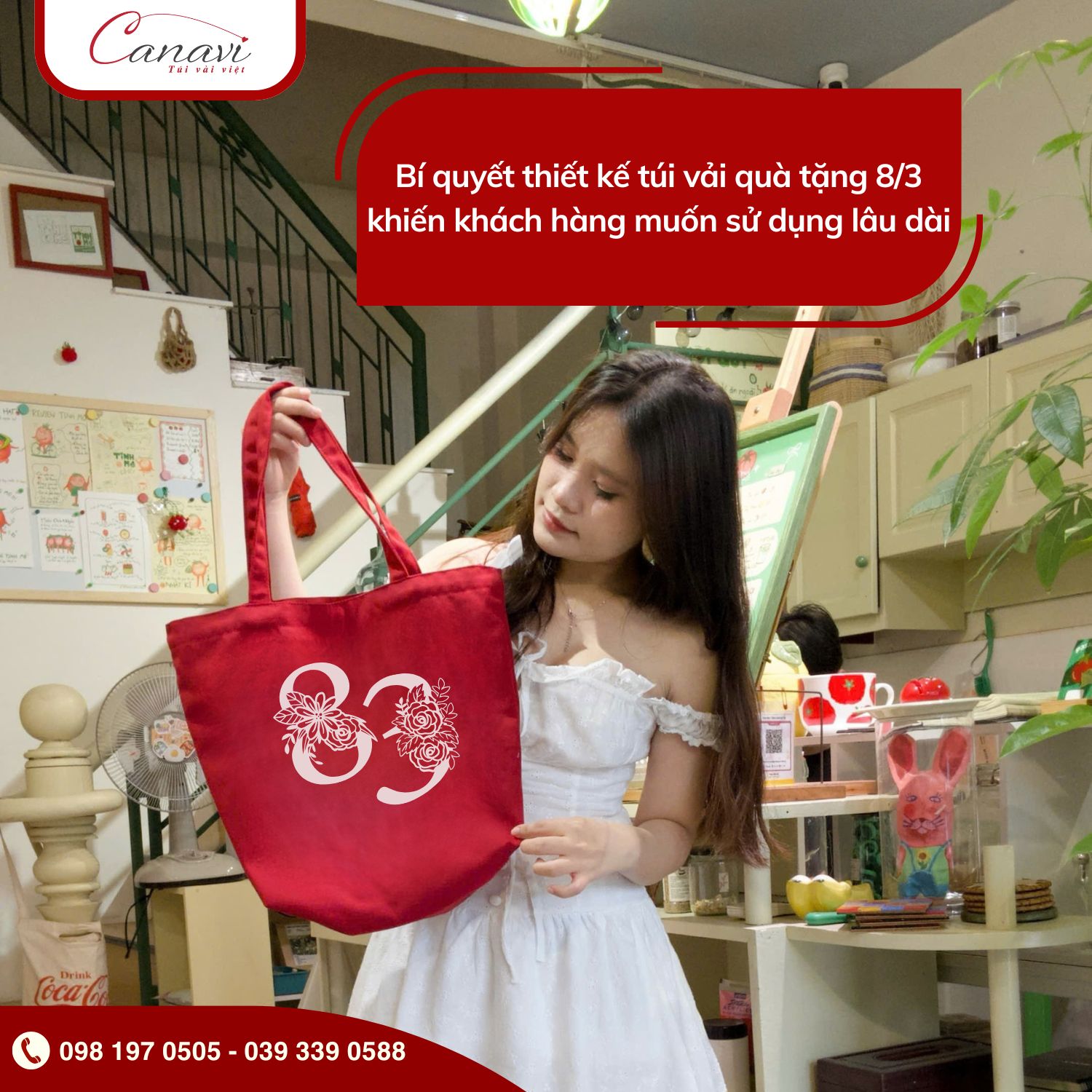 Bí quyết thiết kế túi vải quà tặng 8/3 khiến khách hàng muốn sử dụng lâu dài