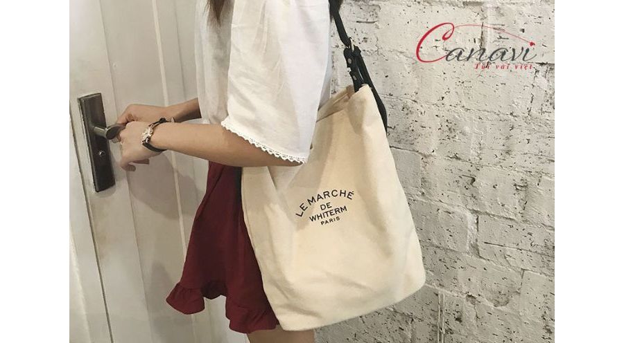 5 bước may túi tote đeo chéo đơn giản