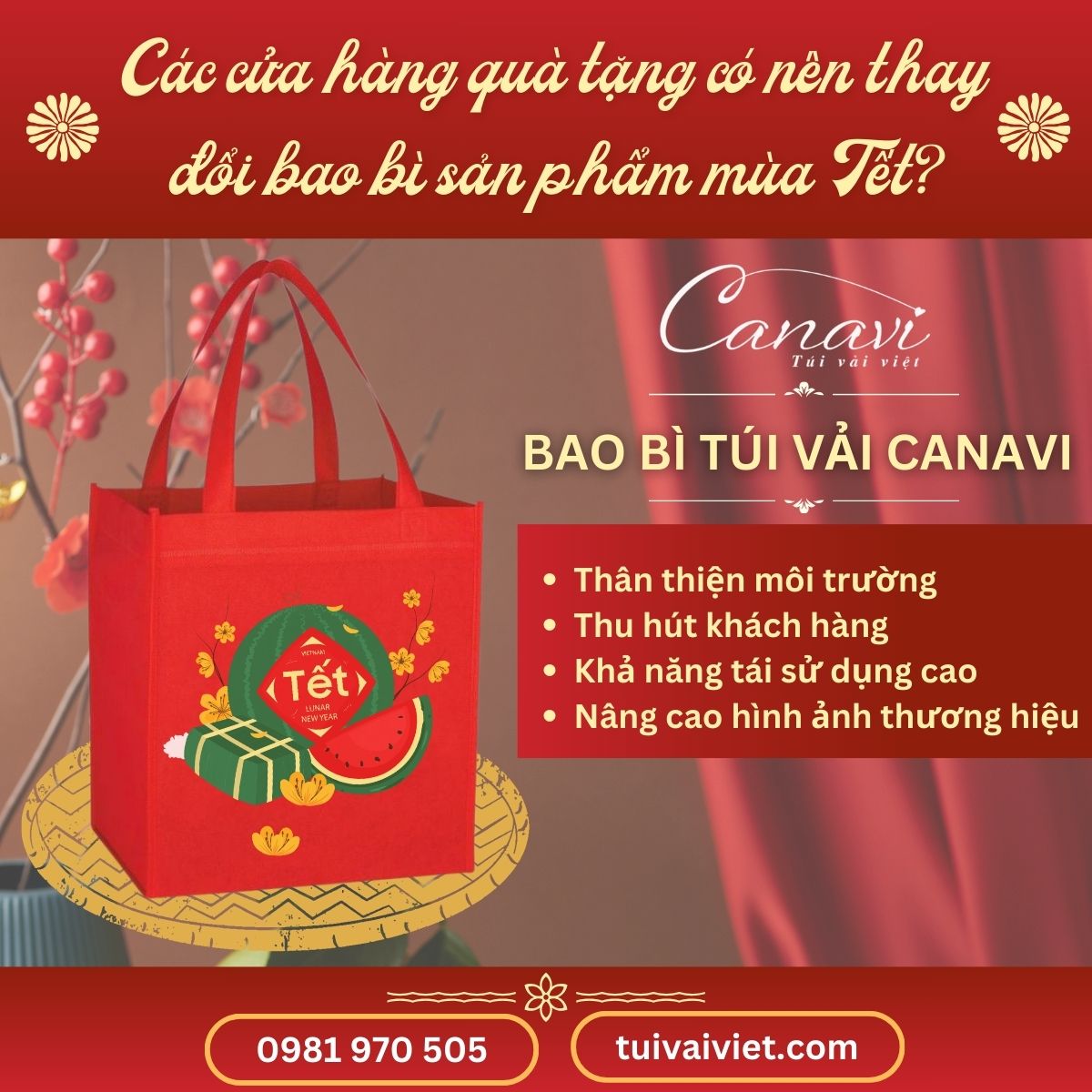 Các cửa hàng quà tặng có nên thay đổi bao bì sản phẩm mùa Tết?