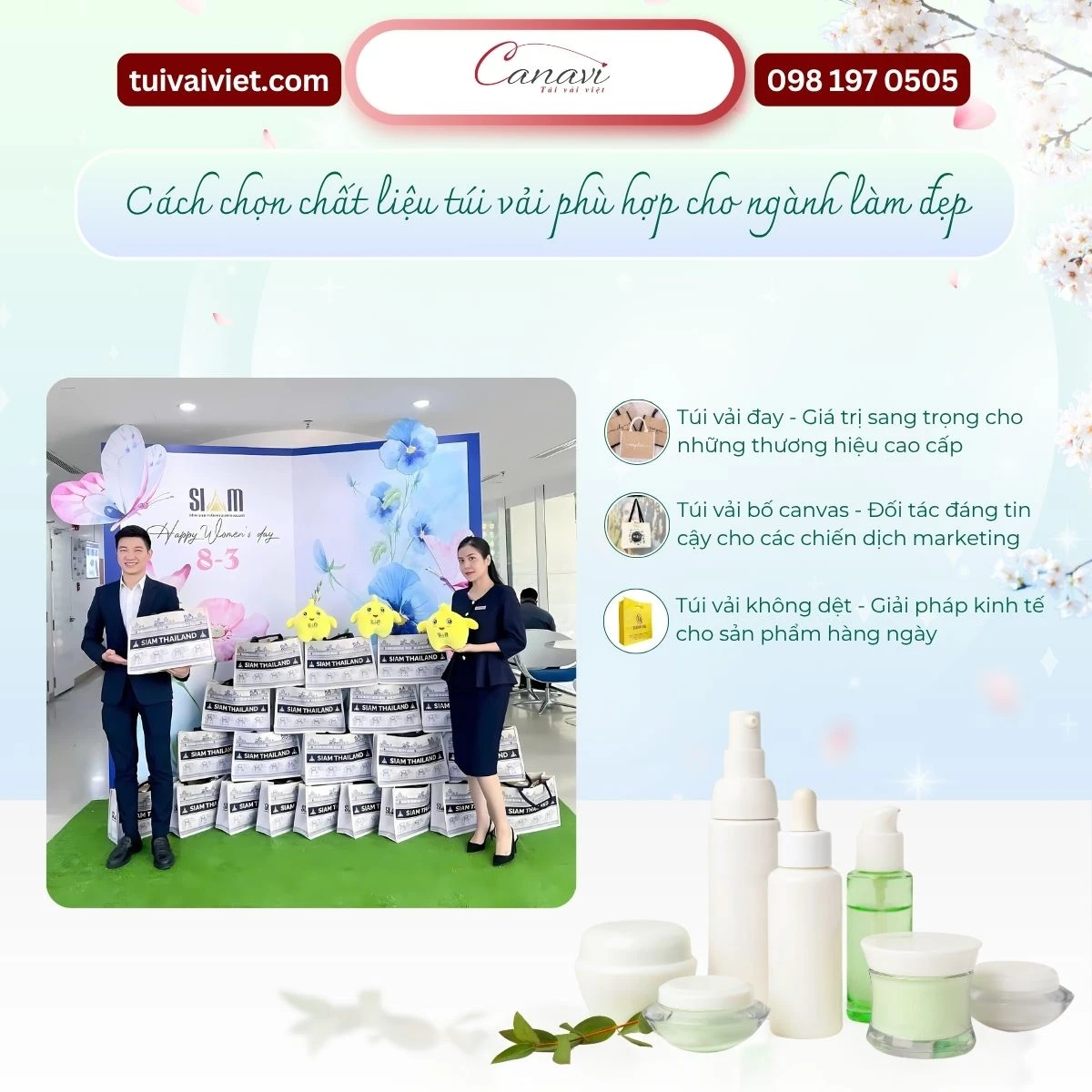 Túi vải đay - Giá trị sang trọng cho những thương hiệu cao cấp