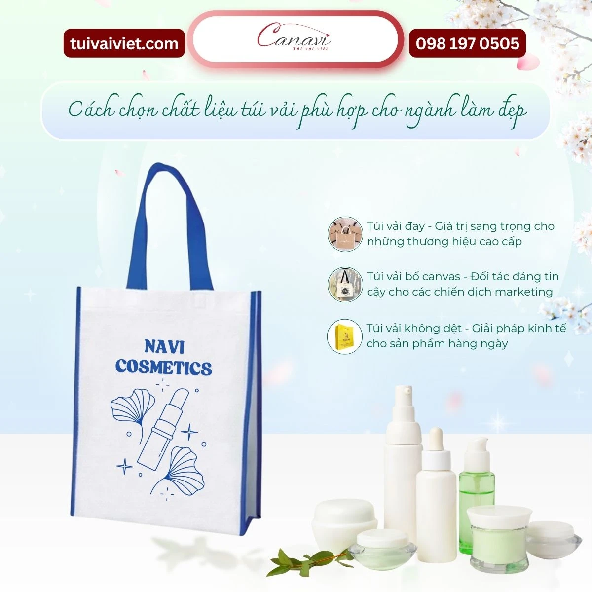 Túi vải không dệt - Giải pháp kinh tế cho sản phẩm hàng ngày