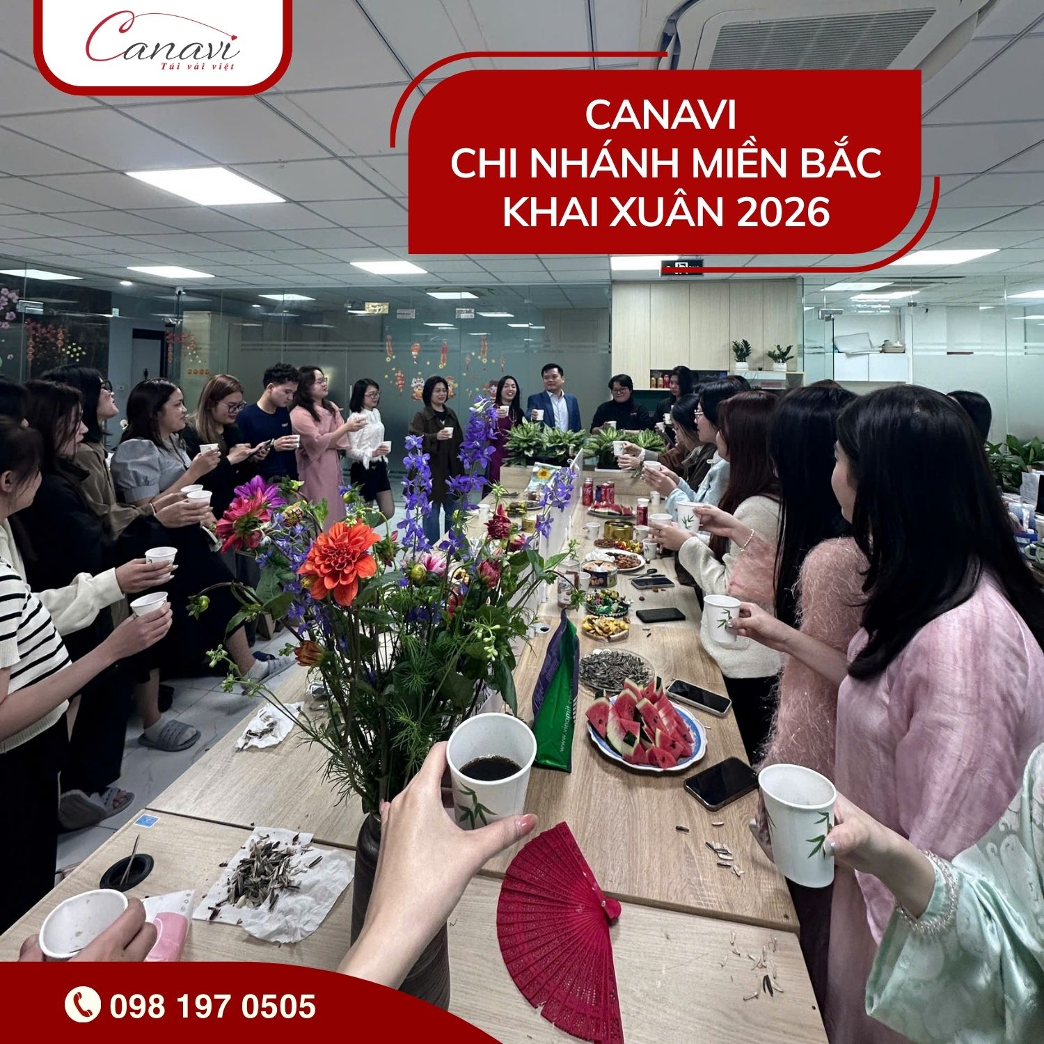 CANAVI CHI NHÁNH MIỀN BẮC KHAI XUÂN MÙNG 7 - MỞ LỘC ĐẦU NĂM