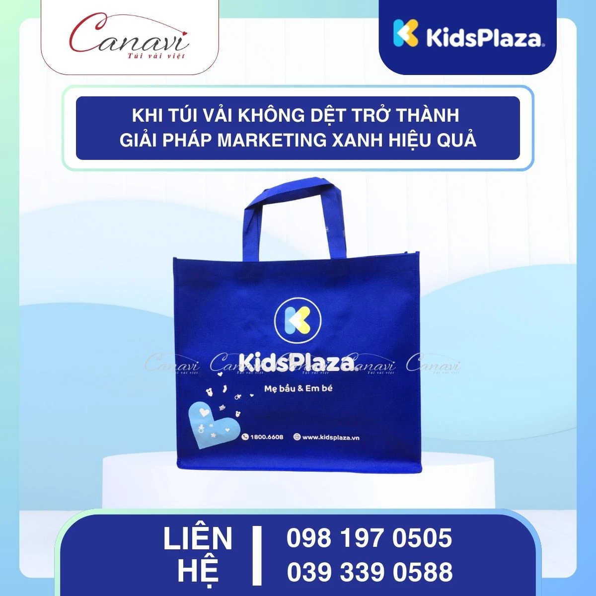 Case study Kids Plaza: Khi túi vải không dệt trở thành giải pháp marketing xanh hiệu quả