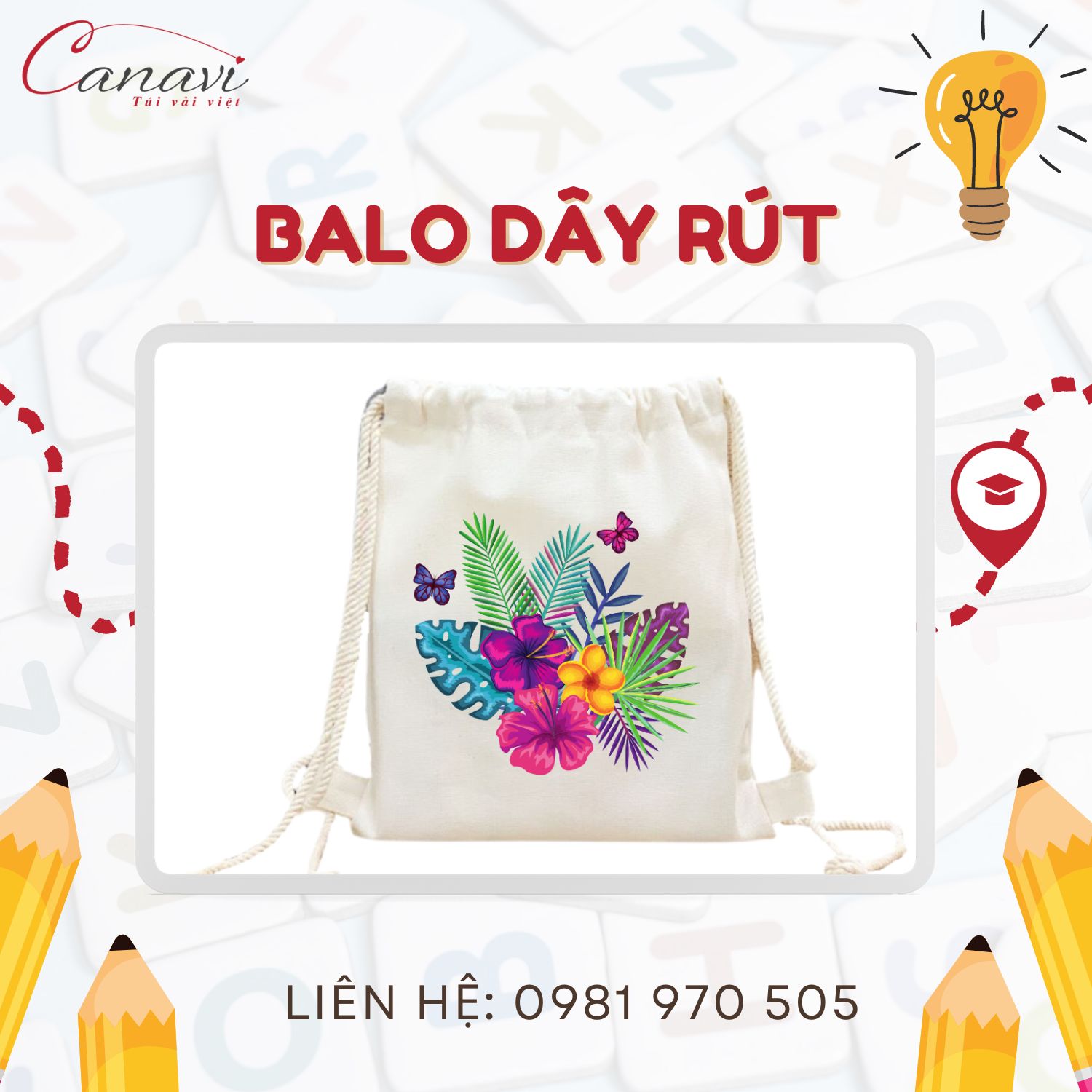 Gợi ý những mẫu balo dây rút hot trend cho năm học mới